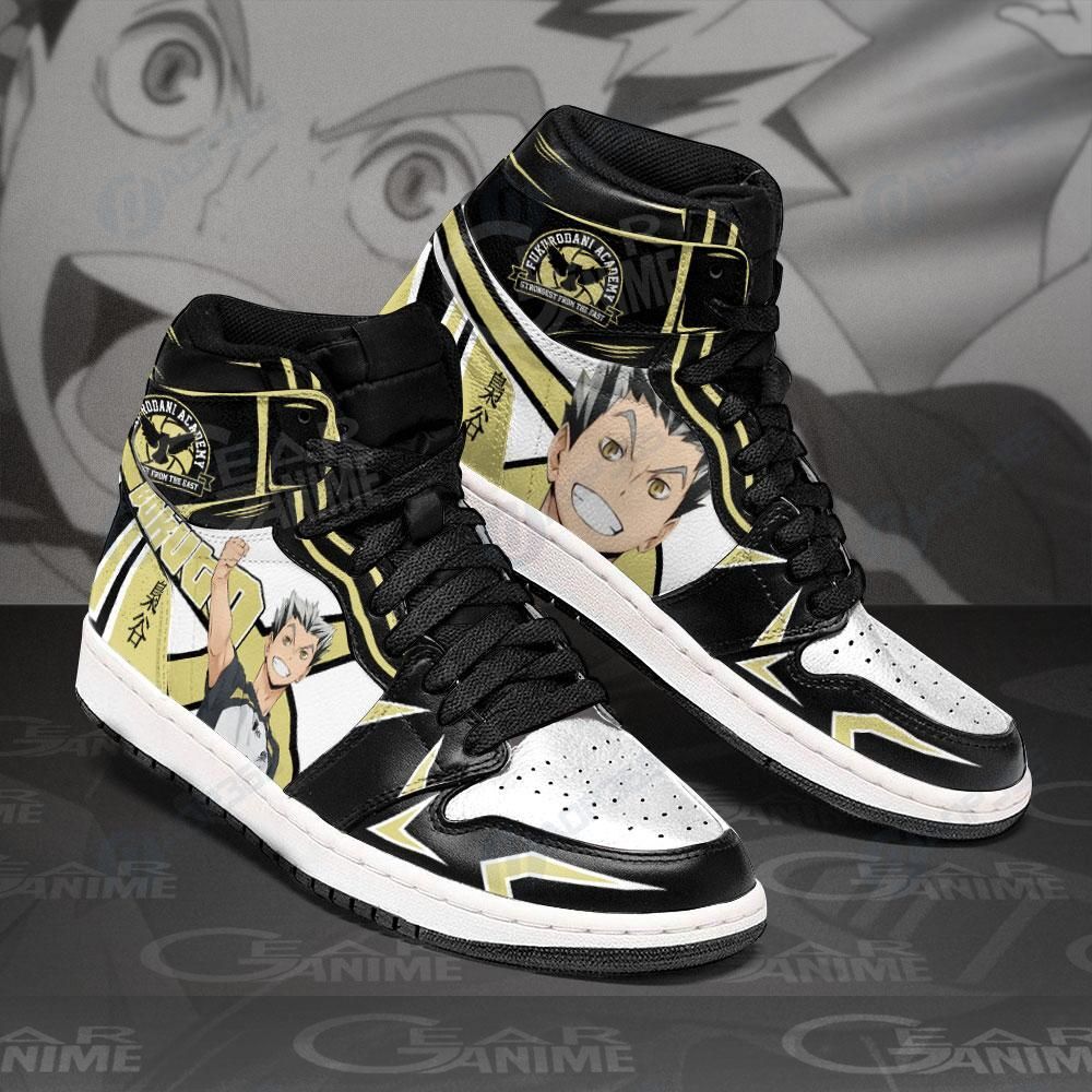 Fukurodani Bokuto Koutaro Sneakers Haikyuu Anime Shoes Mn10 Air Jordan 13 Shoes Hajd2403261