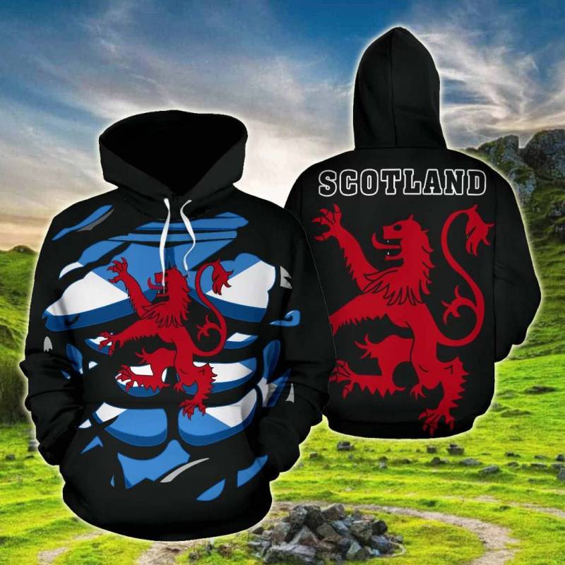 Scottish Lion In Me All Over Print Hoodies