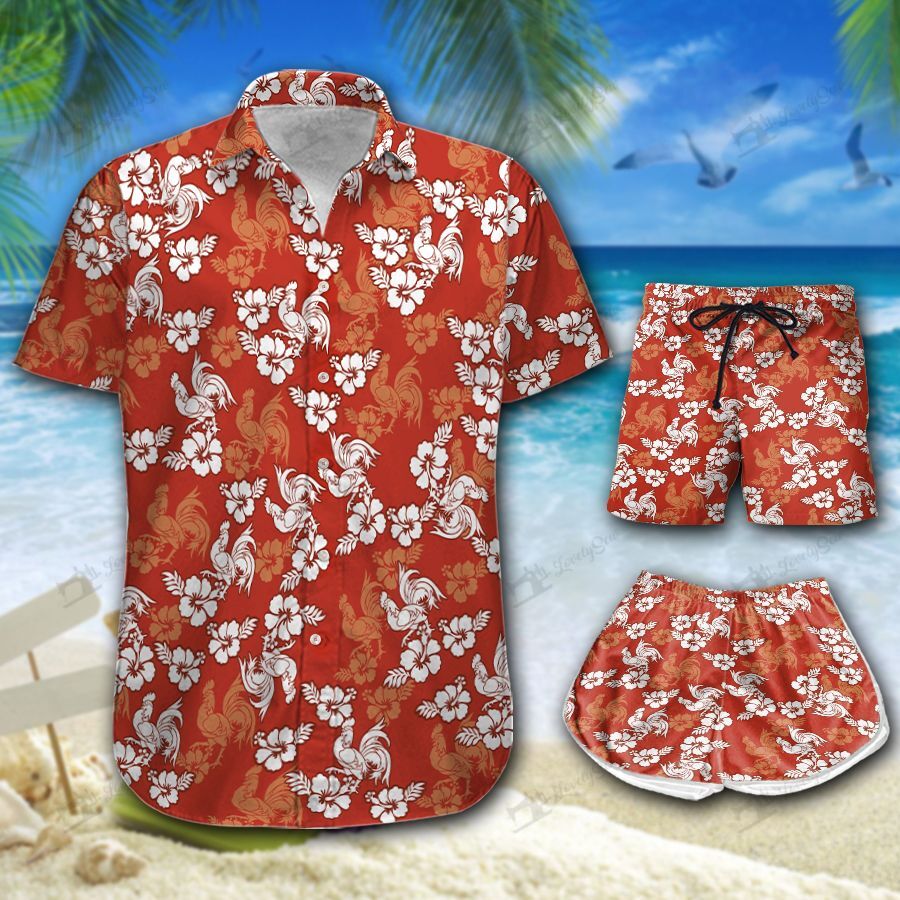 Chicken Hawaiian Shirt Shorts Ha86438