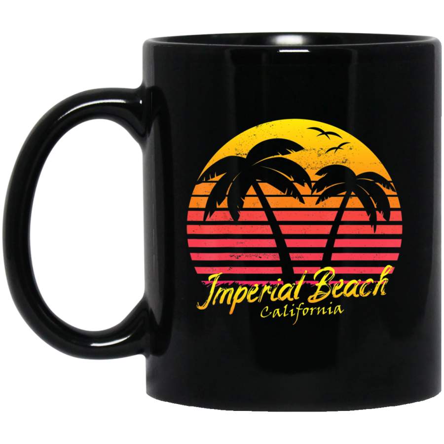 Vintage Retro Summer Vacation California Imperial Beach Coffee Mug