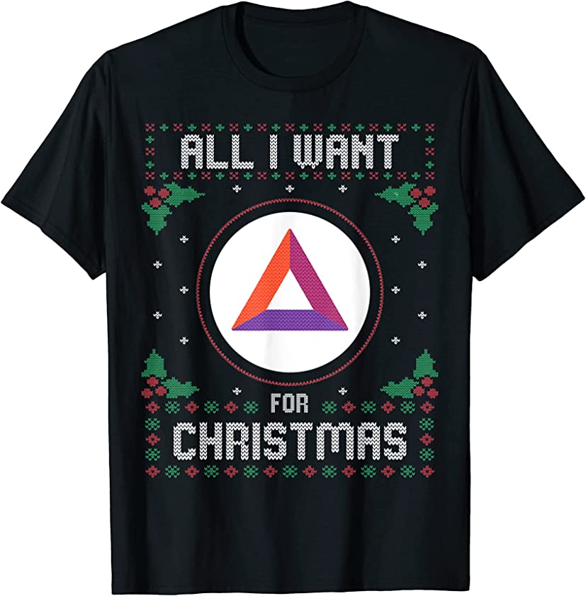 Basic Attention Token Ugly Christmas Sweater, All I Want For T-Shirt