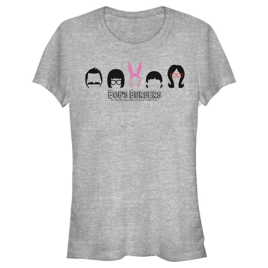 Bob’s Burgers Junior’s Iconic Hair  T Shirt