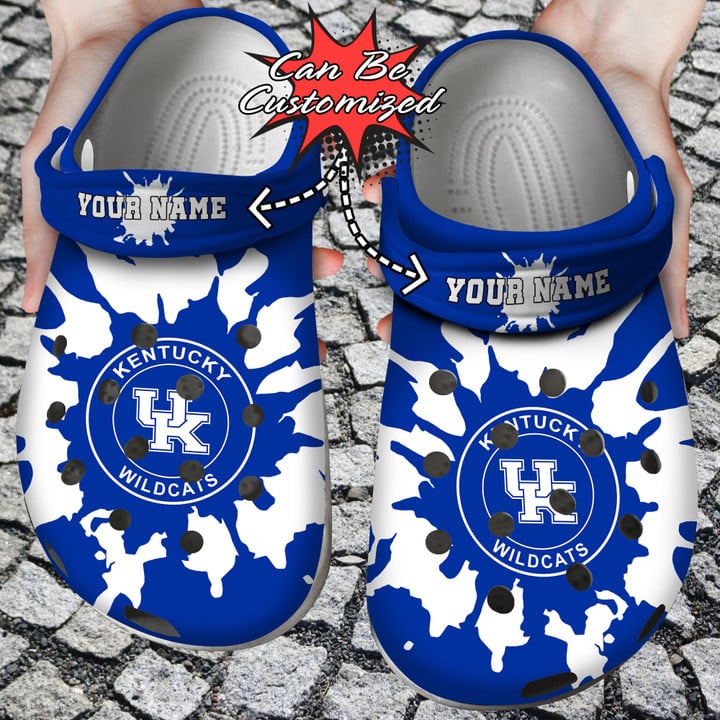 Sport Crocss – Personalized Kentucky Wildcats University Team Colors Splash Clog Shoes