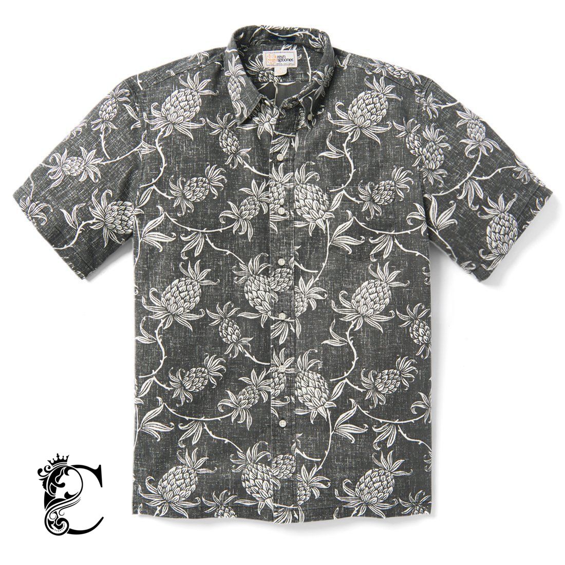 Aloha Welcome Hawaiian Shirt Black Onyx