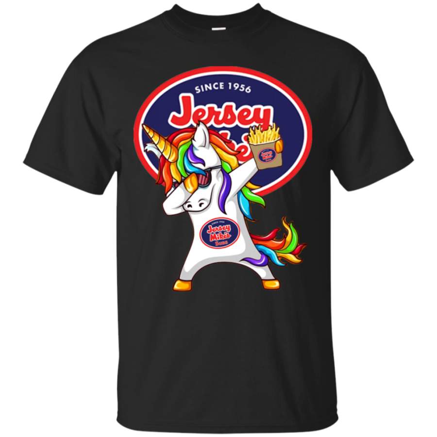 Fabulous Dabbing Unicorn Loves Jersey Mike T-Shirt