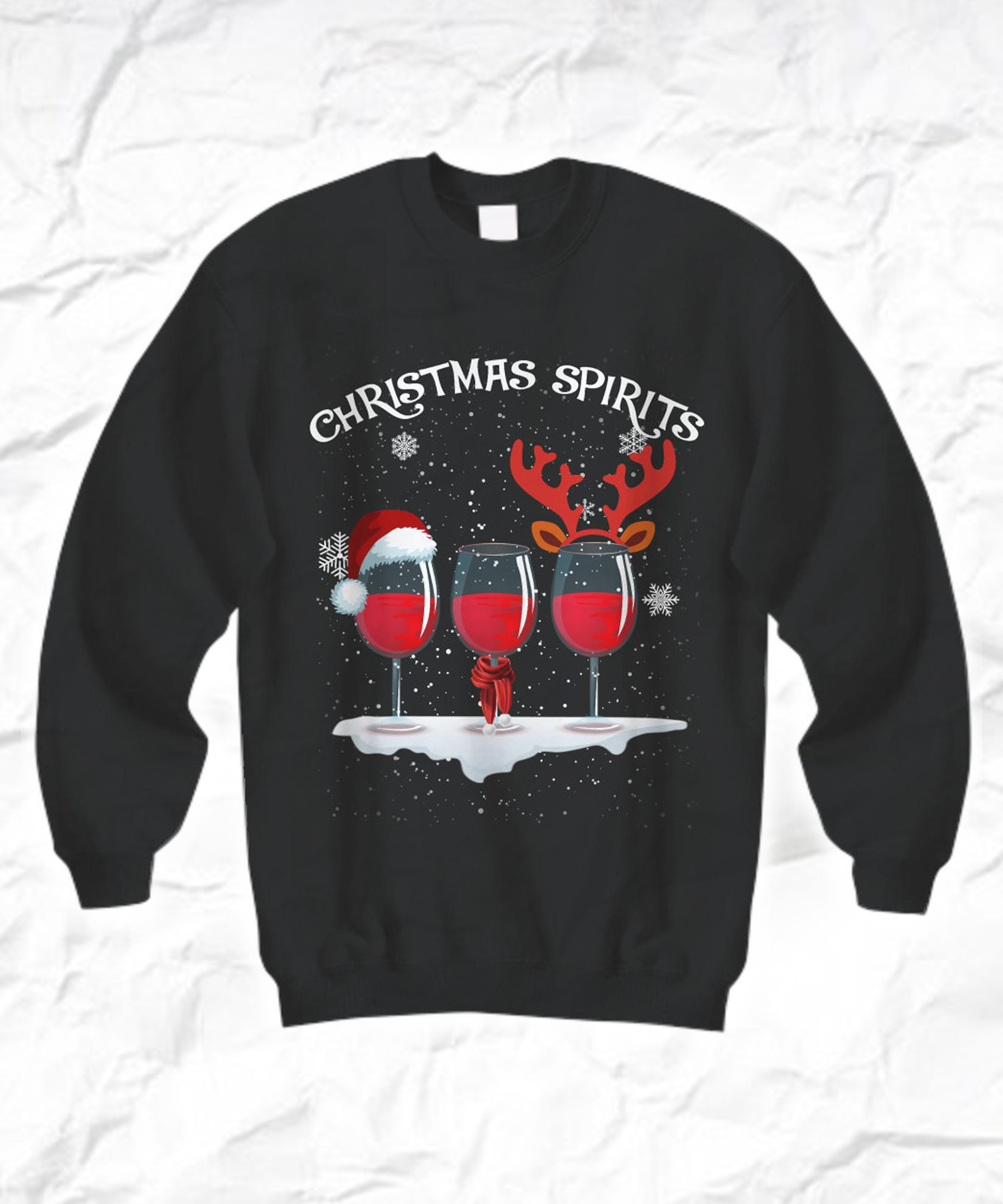 Spirits Drinking Ugly Christmas Sweater | Unisex | Adult | Us1770