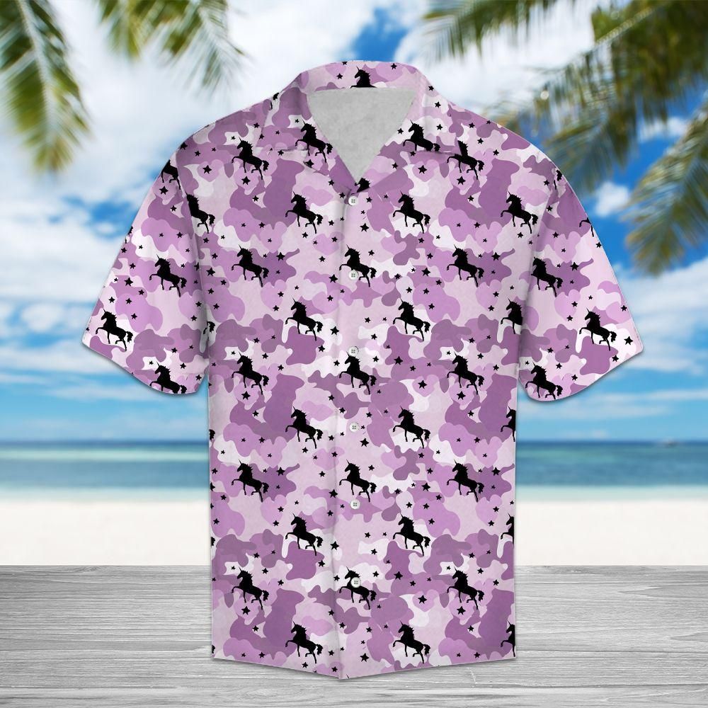 Amazing Unicorn Aloha Hawaiian Shirt Colorful Short Sleeve Summer Beach Casual Shirt For Men And Women