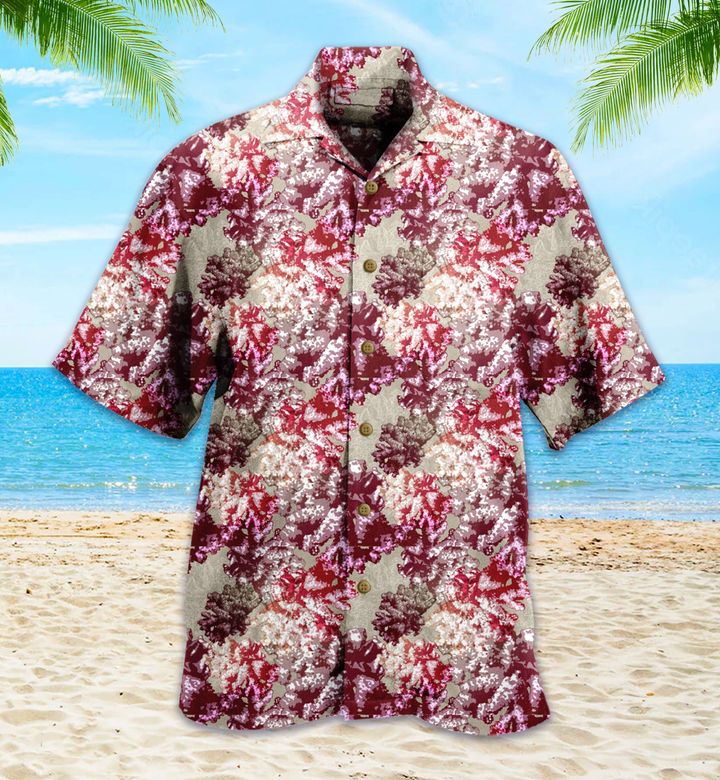 Coral Reef Red Hawaii Shirt Ha65098