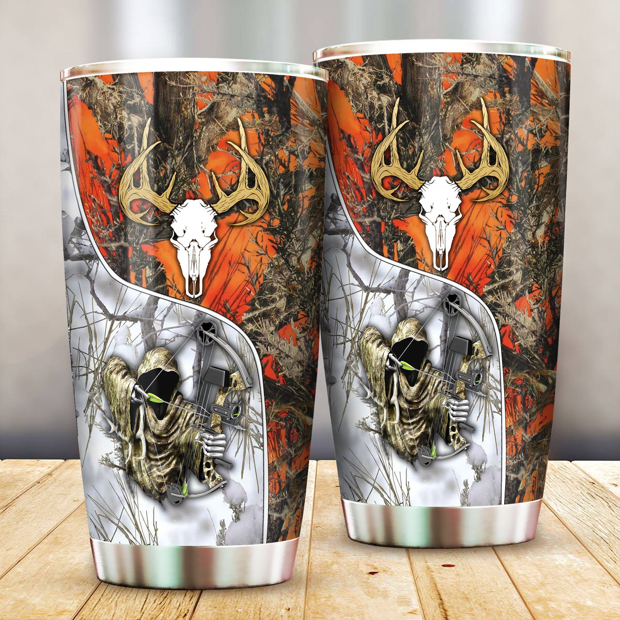 Bow Hunter Tumblera All Over Print Tumbler