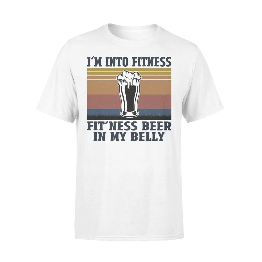 I’m Into Fitness Fit’ness Beer In My Belly Vintage T-shirt