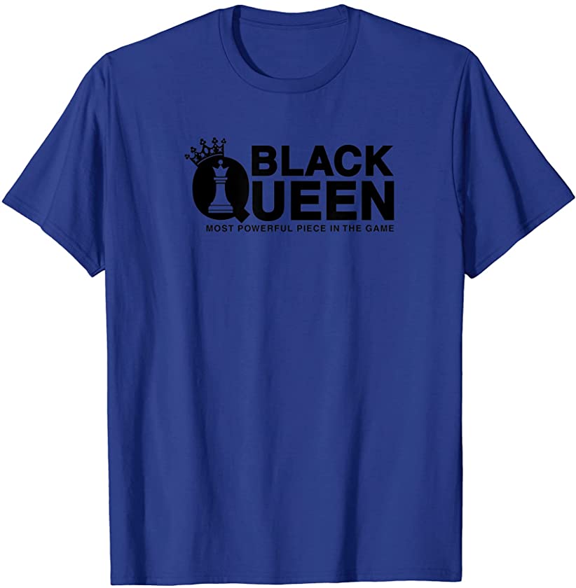 African American Queen Black Queen Chess Woman T-Shirt