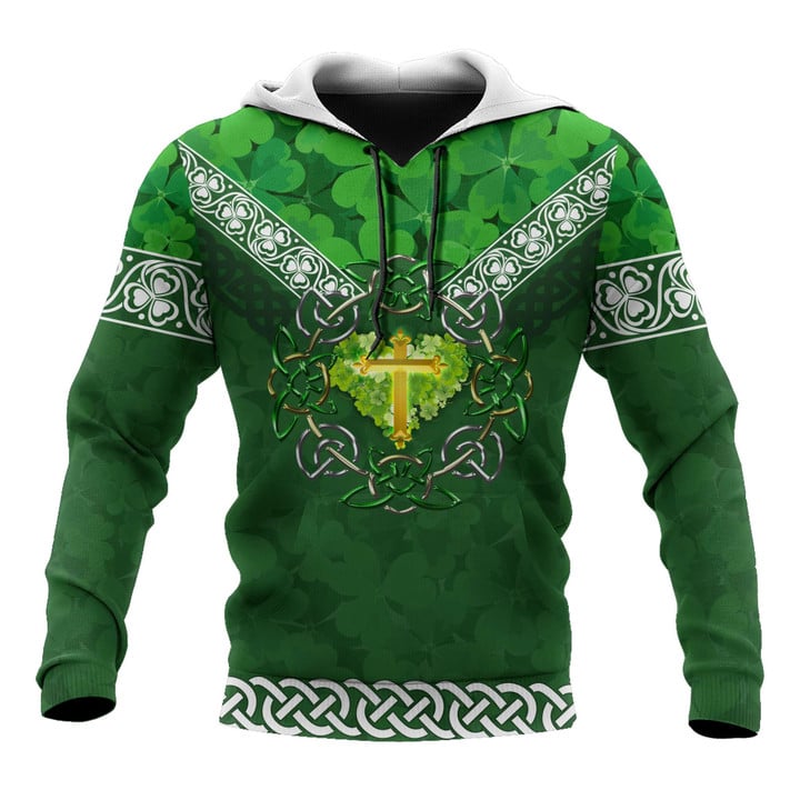 Premium Christian Jesus Easter St Patrick’S Day 3D All Over Printed Unisex Shirts Hoodie