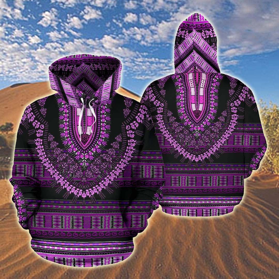 GGP20062403360 Native South African Roots South Africa Expat Lovers African Dashiki Purple all over print hoodie Hoodies