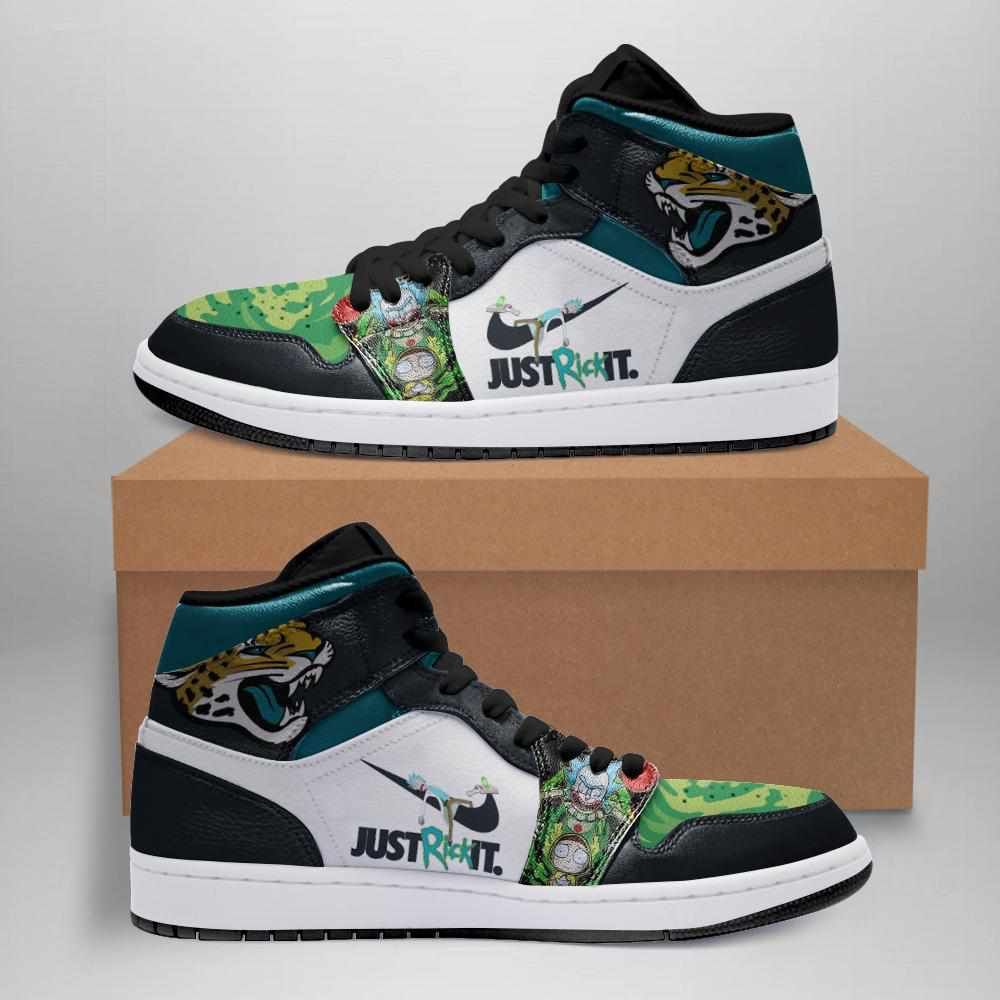 Rick And Morty Jacksonville Jaguars Air Jordan Shoes Sport Custom Sneakers