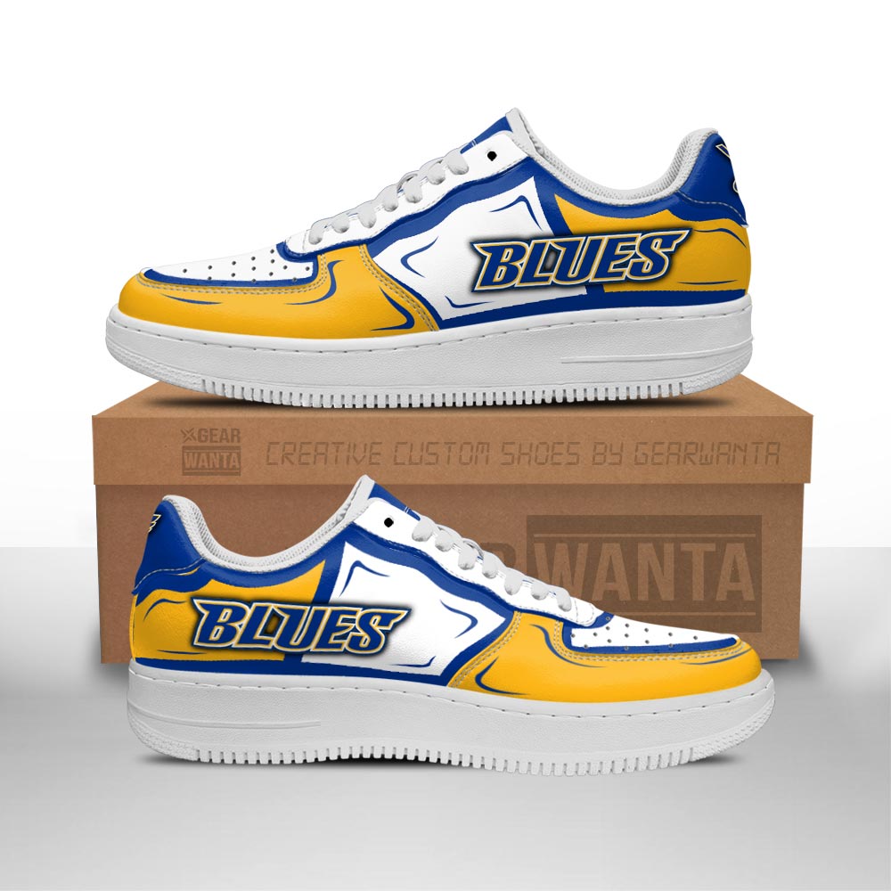 St. Louis Blues Air Sneakers Custom Naf Shoes For Fan