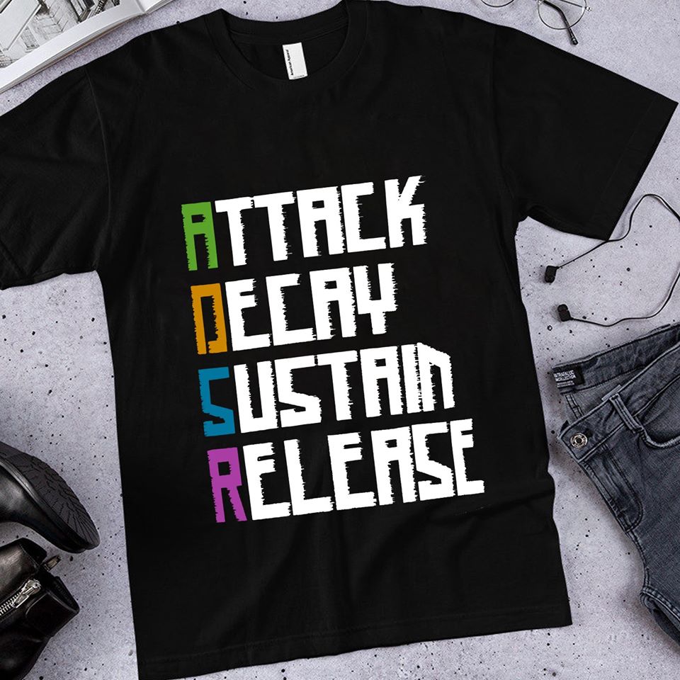 Attack Decay Sustain Release Standard Men T-shirt