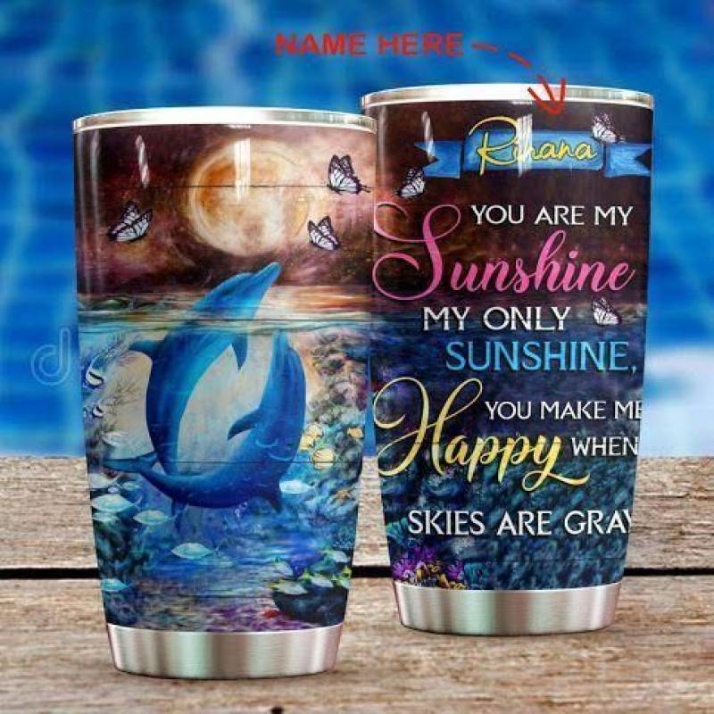 Artsyhomes [Tumbler] You Are My Sunshine Dolphin 1908