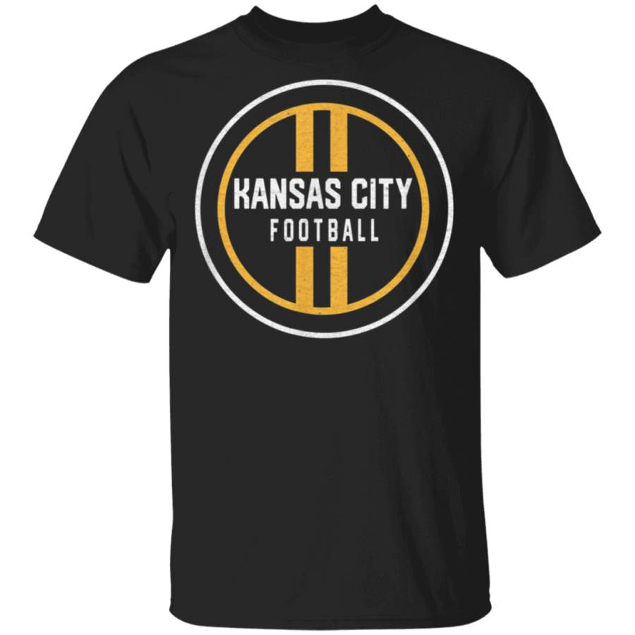 Minimalist Kansas City Football Badge Design TShirt