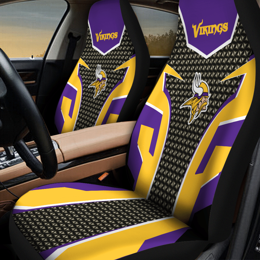 Vikings Car Seat Covers (Set Of 2)