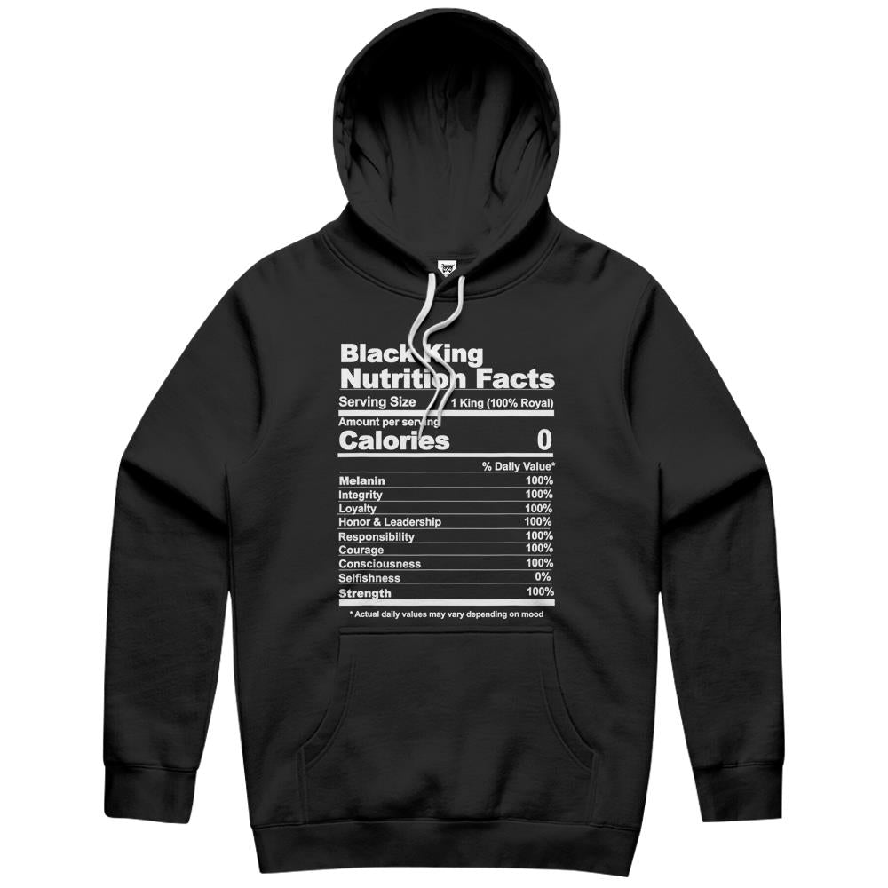 Nutritional Facts Shirt, Nutritional Facts Hoodie, Black King Nutrition Facts Shirt, Black King Nutritional Facts, Black King Hoodie