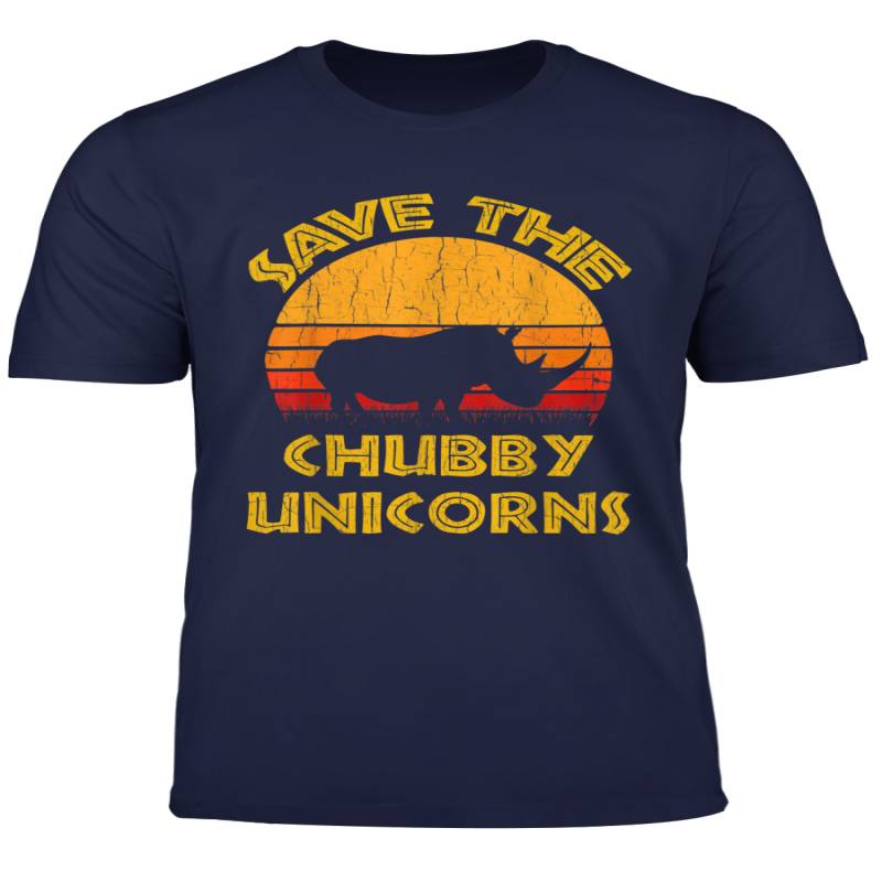 Save The Chubby Unicorns Shirt Vintage Animal Lovers Tee