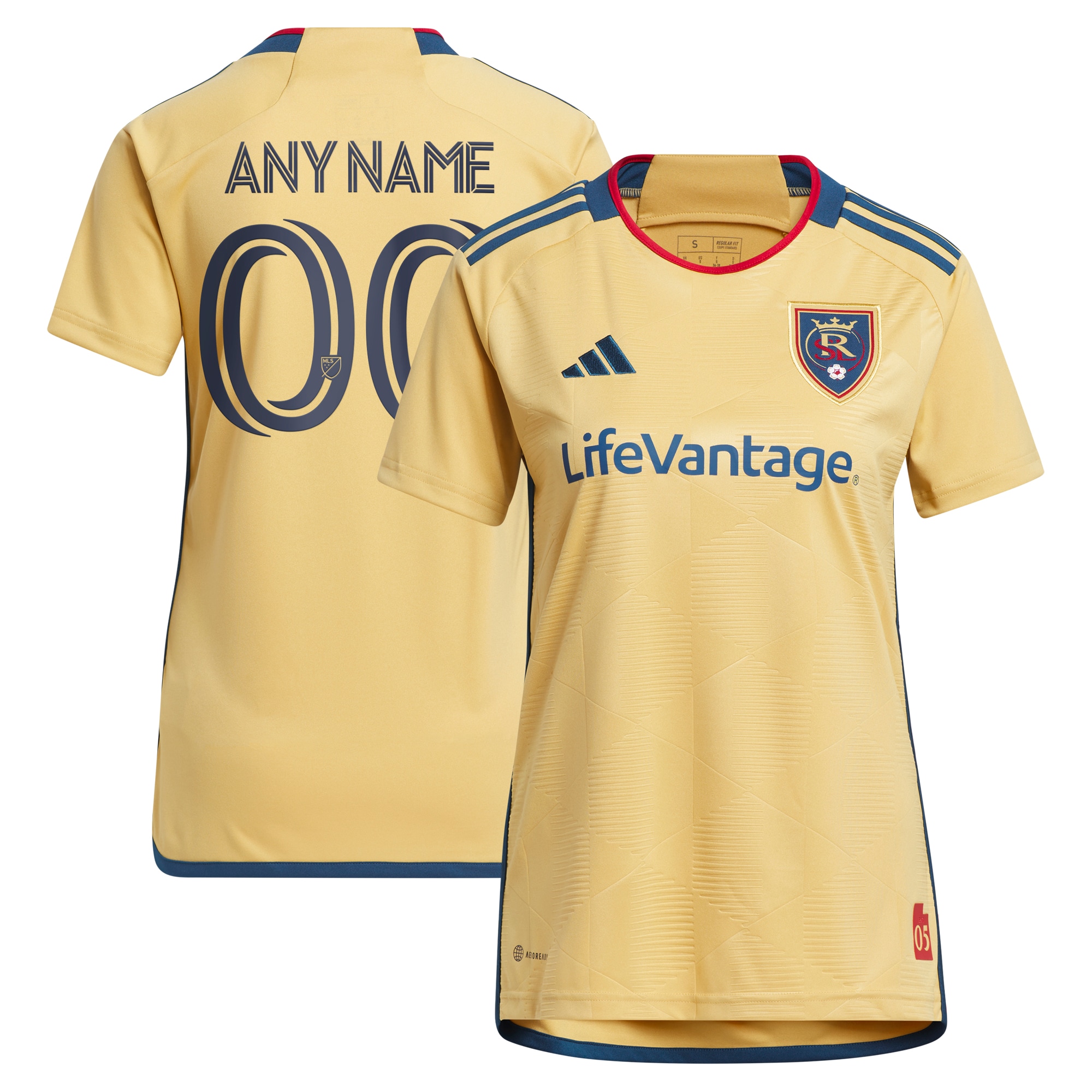 Real Salt Lake Women's 2023 The Beehive State Kit Replica Custom Jersey – Gold