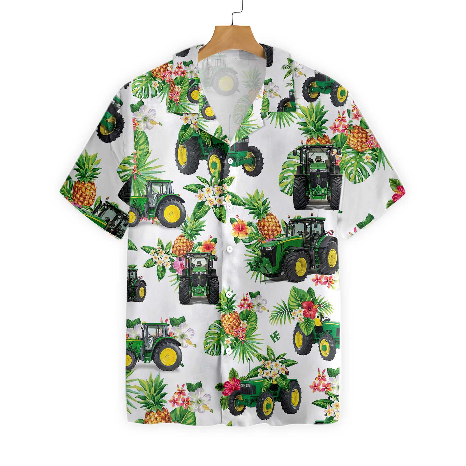 Tractor Floral 0701 Hawaii Shirt Ha12835