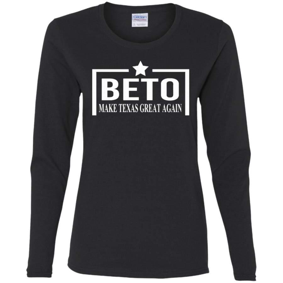 AGR beto make texas great again Ladies’ Cotton LS T-Shirt