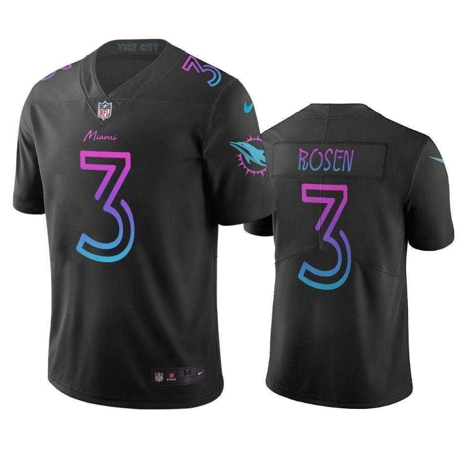 Dolphins Josh Rosen Black City Edition Jersey