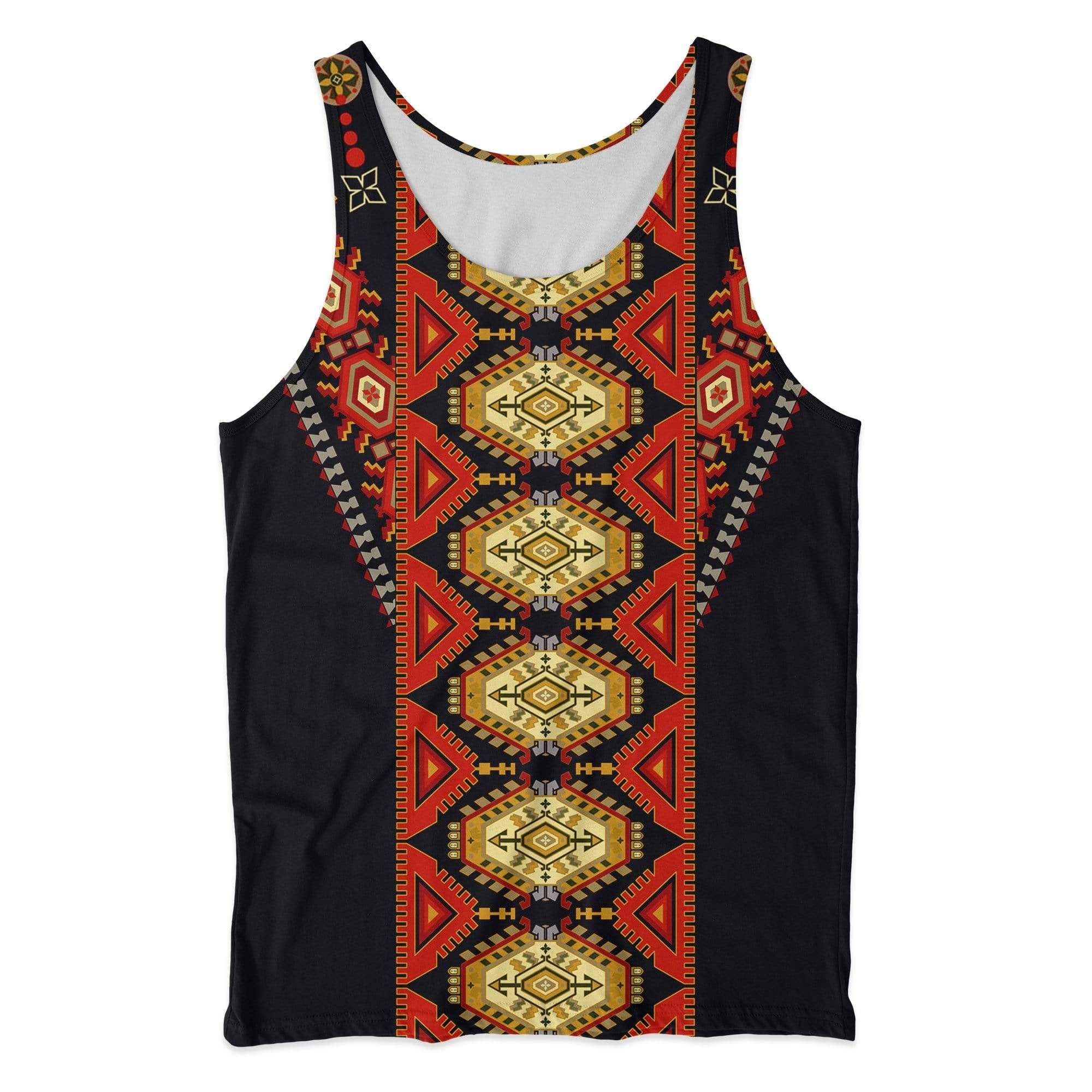 Forbescloth Tank Top – Dashiki Tribal Line J7