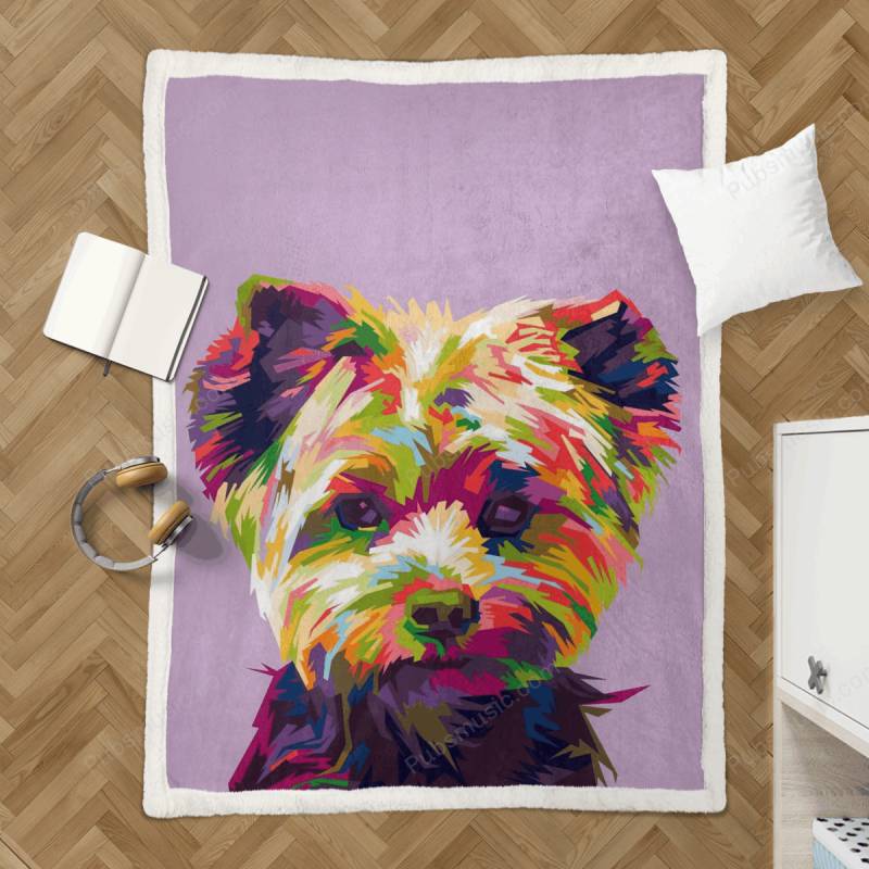 Shih Tzu Dog – Animals Wpap Sherpa Fleece Blanket