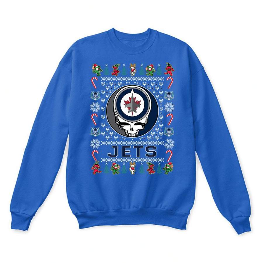 Winnipeg Jets x Grateful Dead Christmas Ugly Sweater