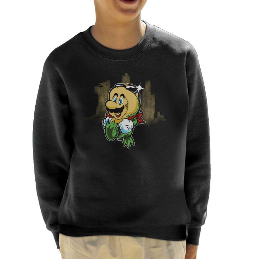 Super Mario Battle Toads Mix Kid’s Sweatshirt
