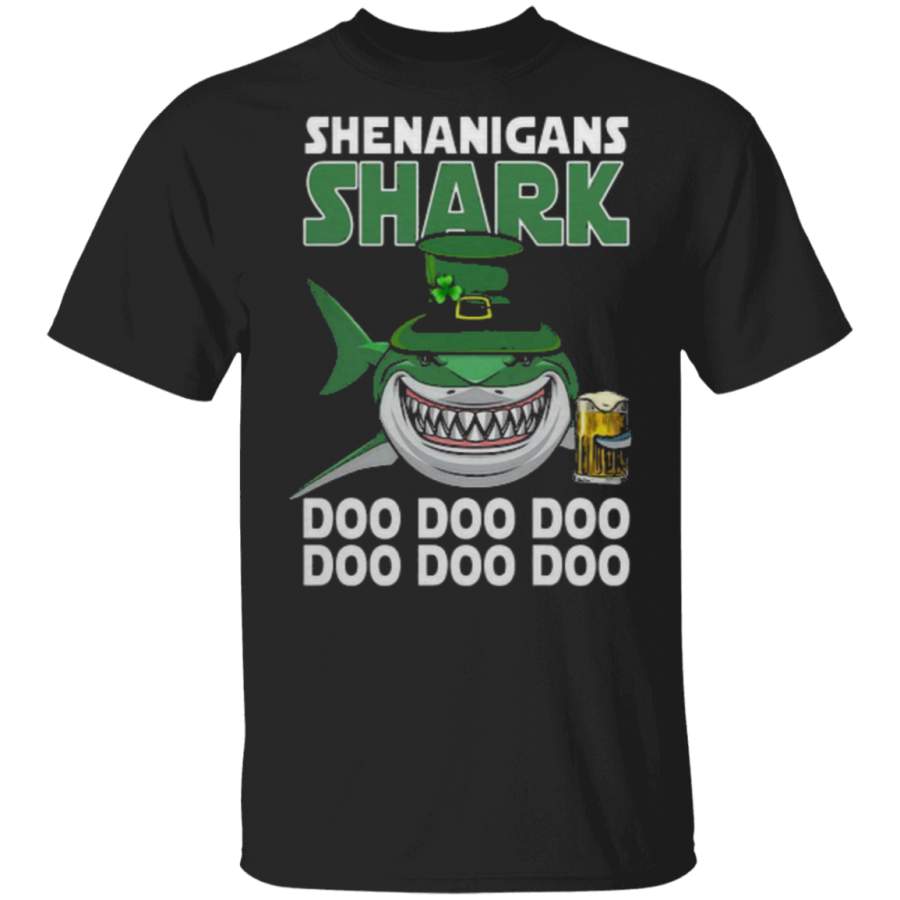 Shenanigans Shark Doo Doo Doo St Patrick?s Day Trending T-Shirt