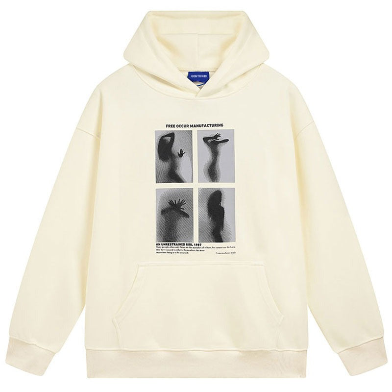 Woman Shadow Graphic Hoodie