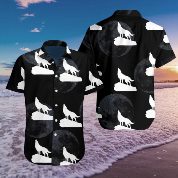 Wolf Hawaiian Shirt | Unisex | Full Size | Adult | Colorful | HW1240