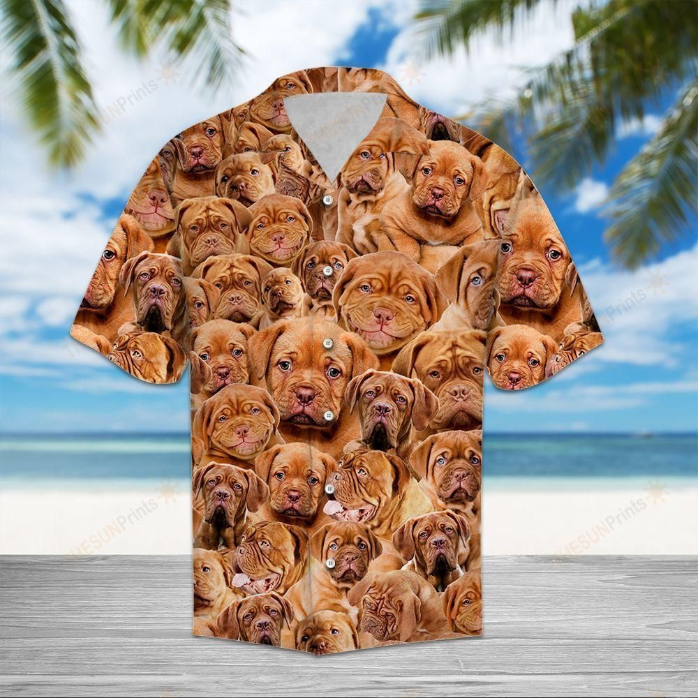 Dogue De Bordeaux Awesome Hawaiian Shirt Ha28641