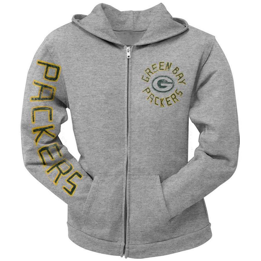 Green Bay Packers – Sunday Juniors Zip Hoodie