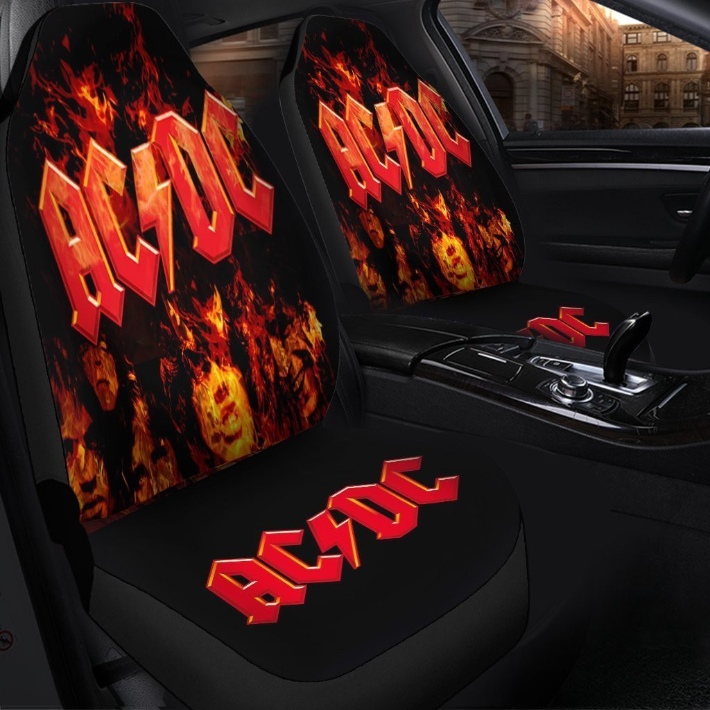 Acdc Rock Music Band Car Seat Covers 2