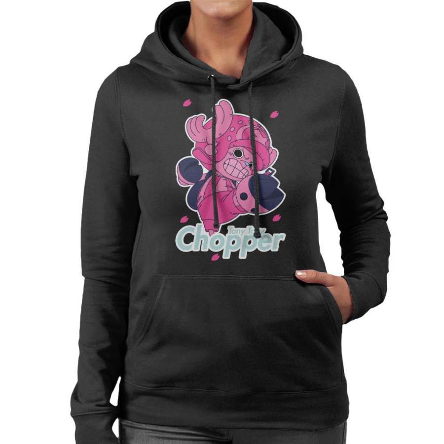 Tony Tony Chopper Kick One Piece Women’s Hooded Sweatshirt