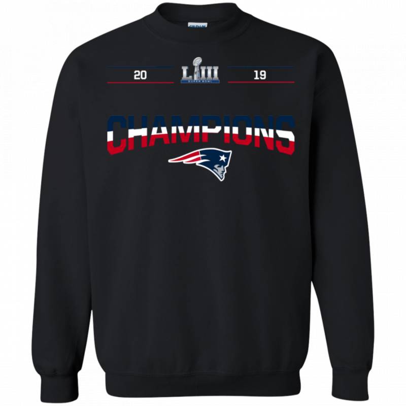 New England Patriots Liiii Championship Shirt G180 Gildan Crewneck Pullover Sweatshirt  8 oz