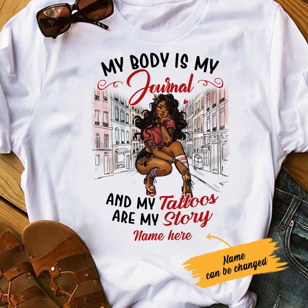 Personalized Bwa Tattoos My Story T Shirt