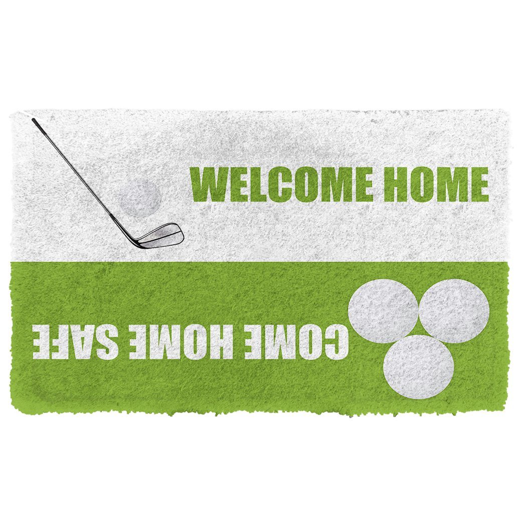 Gearhumans  Gearhuman 3D Golf Welcome Home Custom Doormat