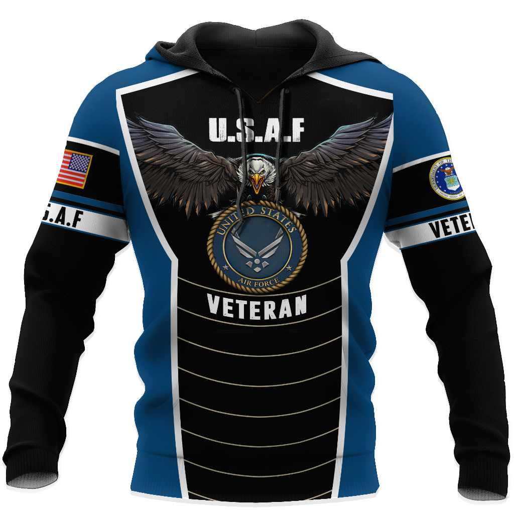 U.S Airforce veteran Eagle Pride design 3d print shirts VP21012101