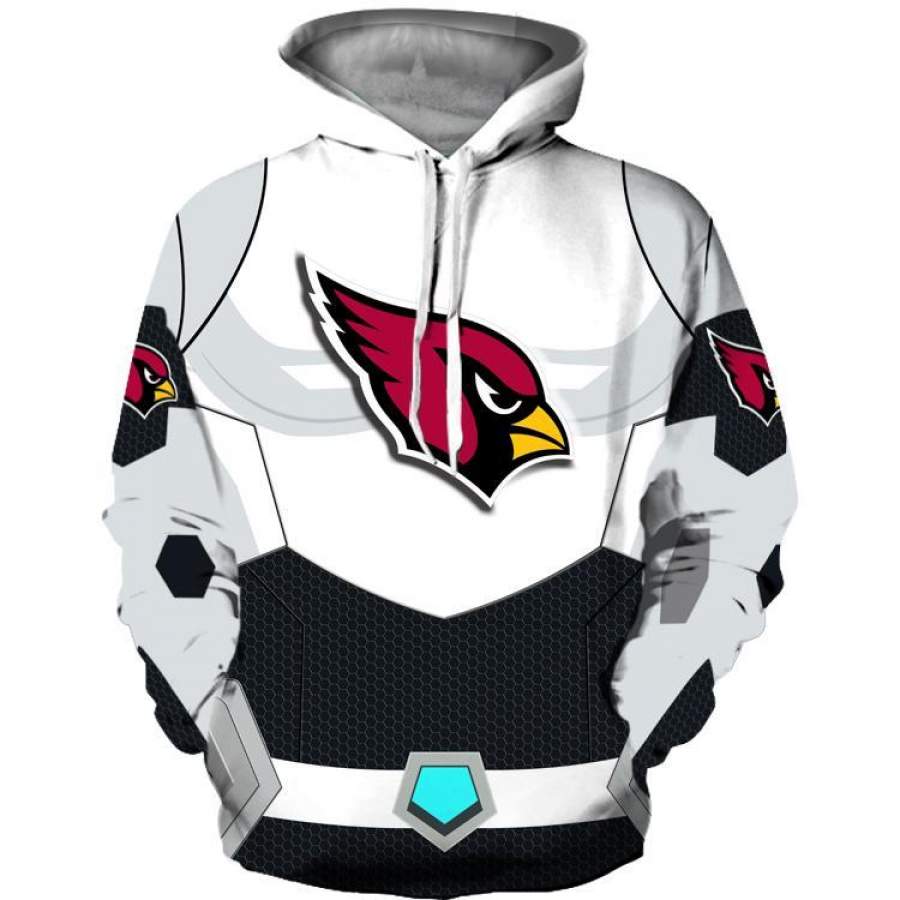 Arizona Cardinals 3D Printed Hooded Pocket Pullover Hoodie