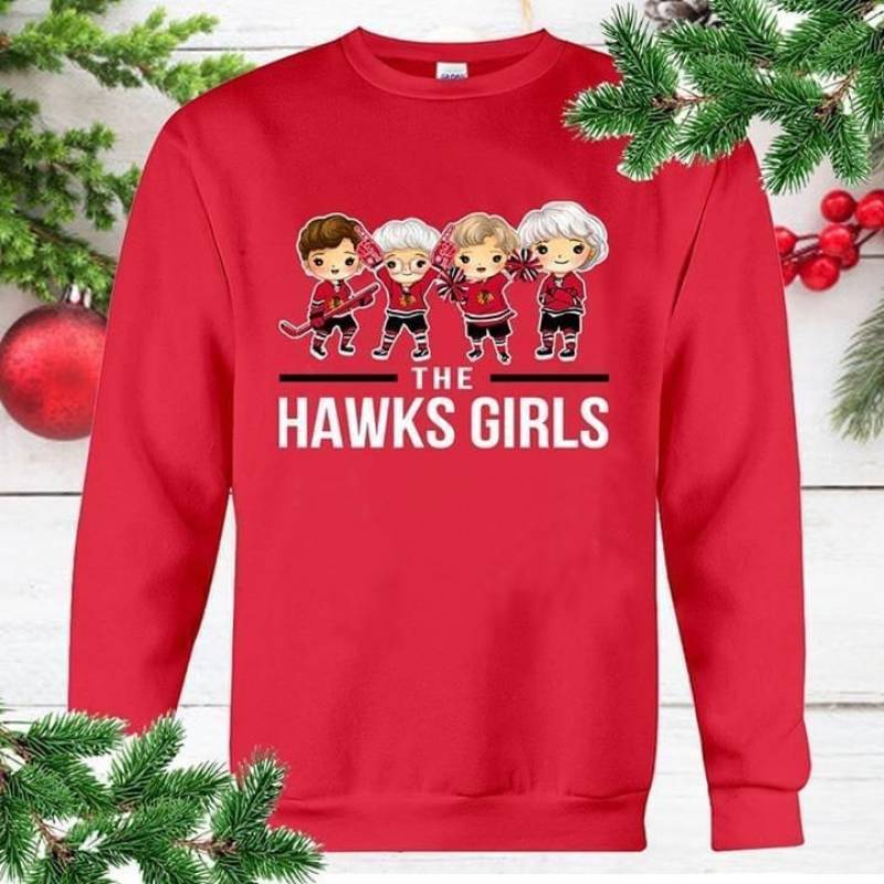 the hawks girls chicago blackhawks golden girls sweatshirt