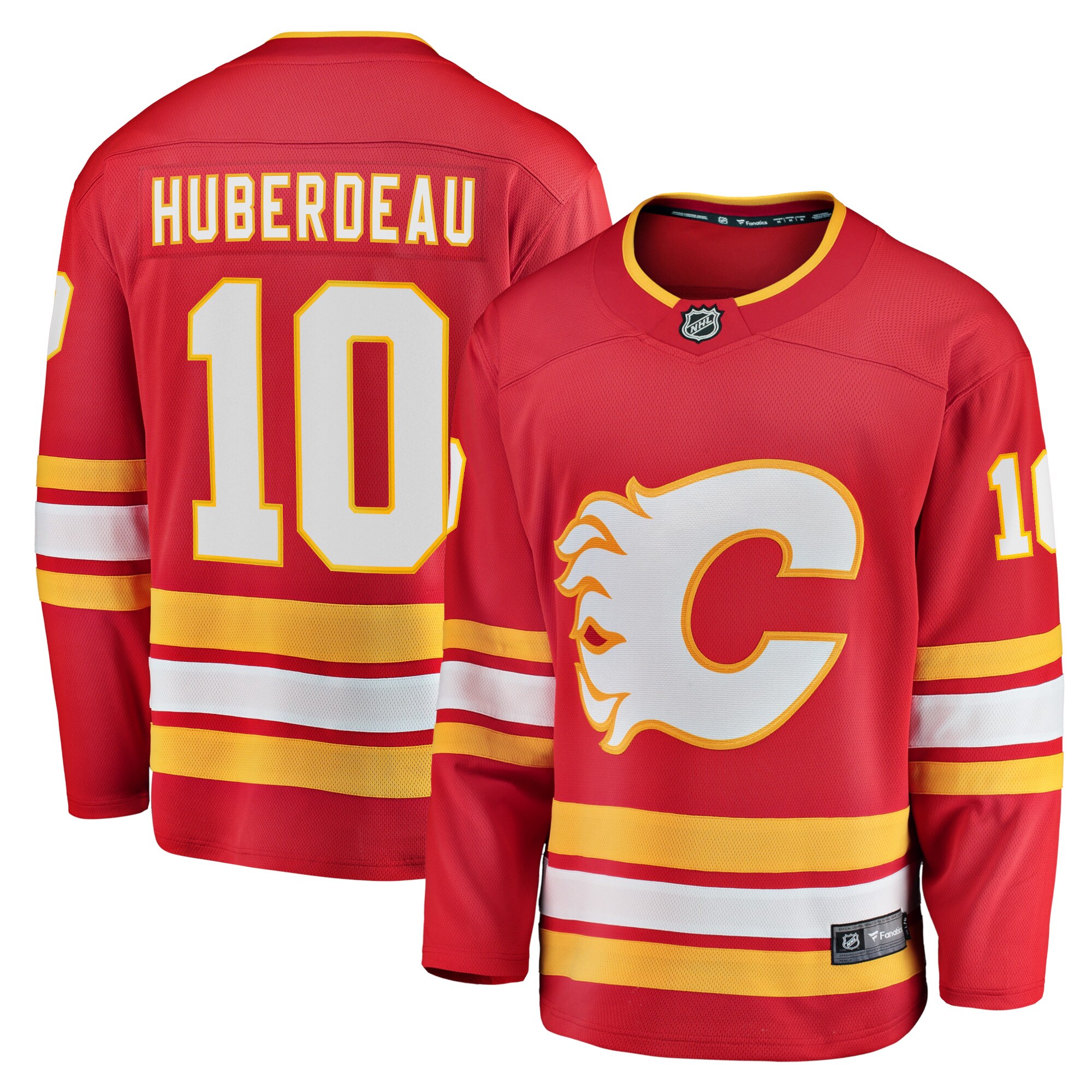 Jonathan Huberdeau Calgary Flames Branded Home Breakaway Player Jersey – Red