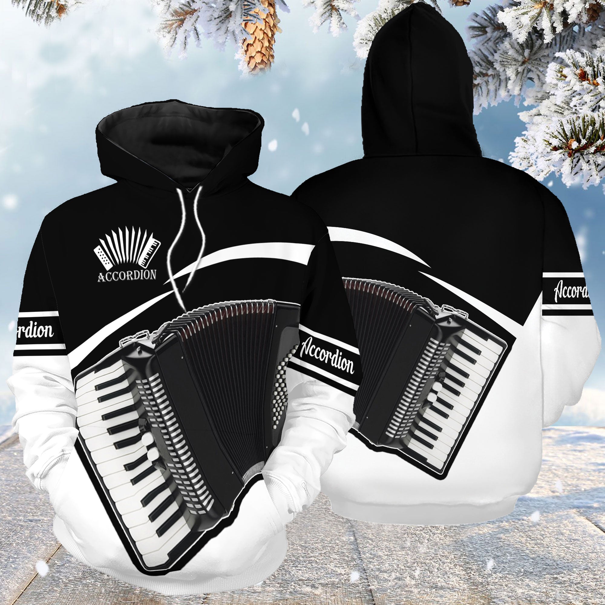 3D Accordion G51214 – All Over Print Unisex Hoodie unisex womens & mens, couples matching, friends, funny family hoodie gifts (plus size available)