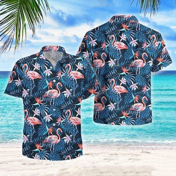 Flamingo Tropical Aloha Hawaiian Shirts