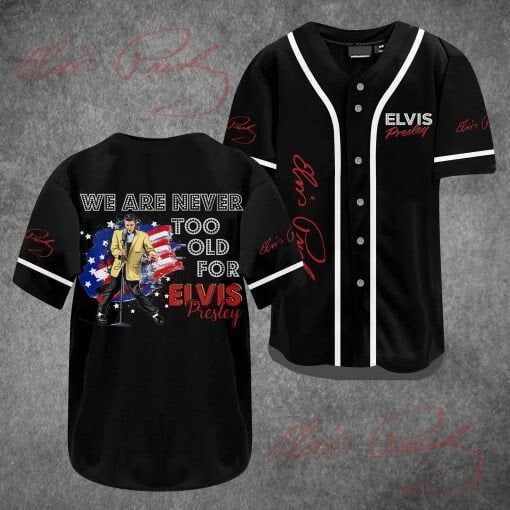 Elvis Presley Baseball Jersey Bbj-M1E9